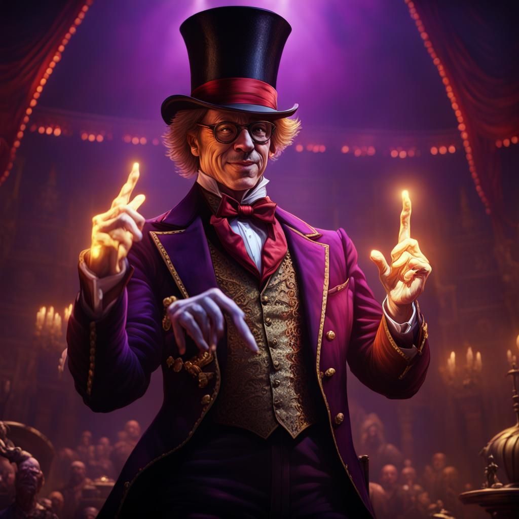 Devilish Ringmaster: Dark Fantasy Concept Art