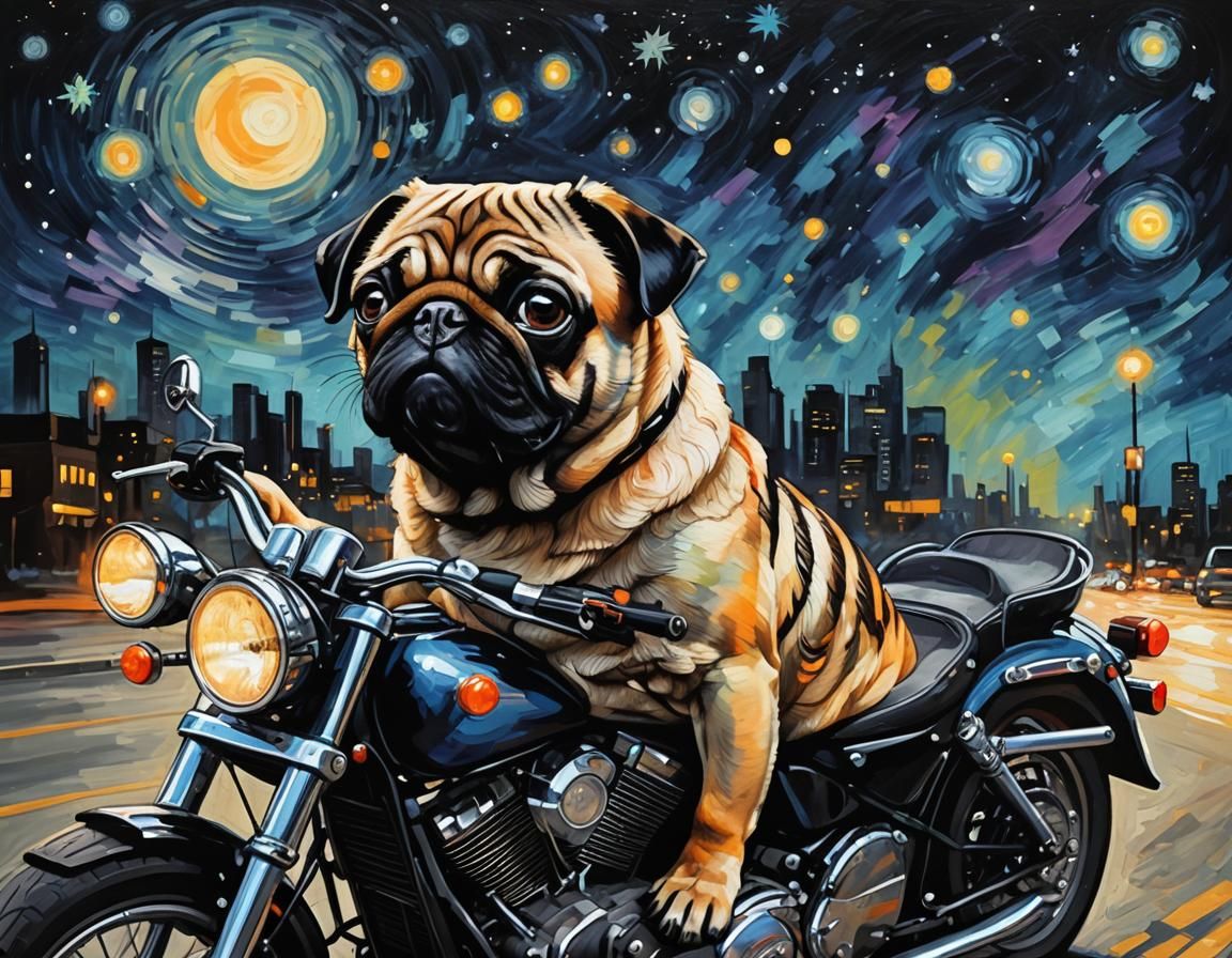Harley pug