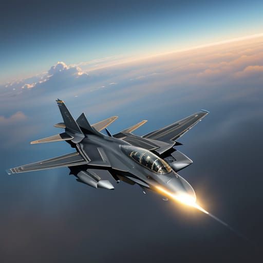 Fifth Generation Fighter Jet Concept Art