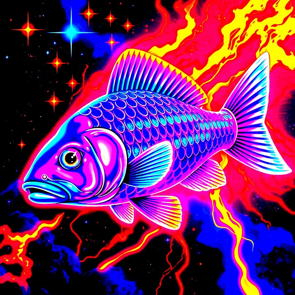 Electric Fire Cosmic Koi Carp