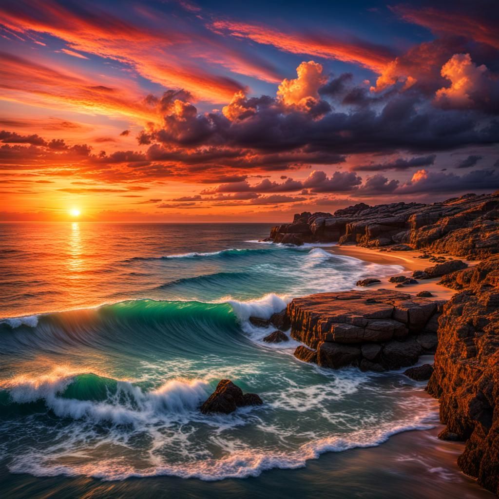 Stunning Beach Sunset