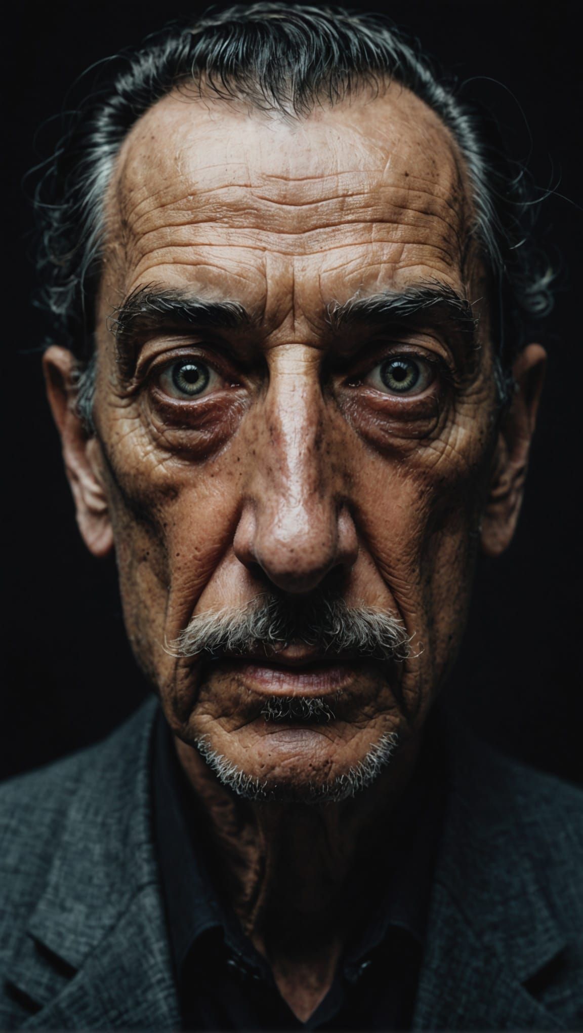 Emotional Portrait in Surrealist Style