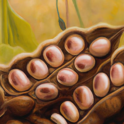 Seeds in Oil Painting Style