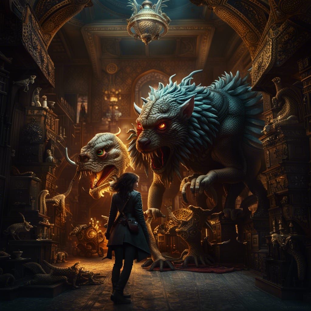 Chimera's Lair: Thief and Treasure in Digital Painting