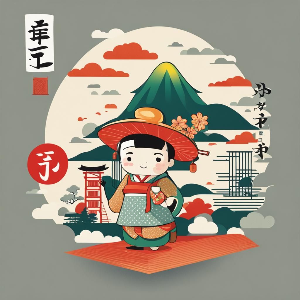 Reinvented Letter J with Japanese-Italian Fusion