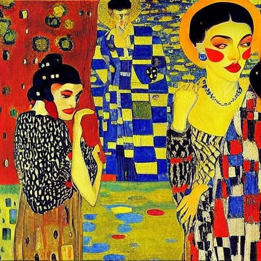 Ancient Vampires in Art Nouveau Style