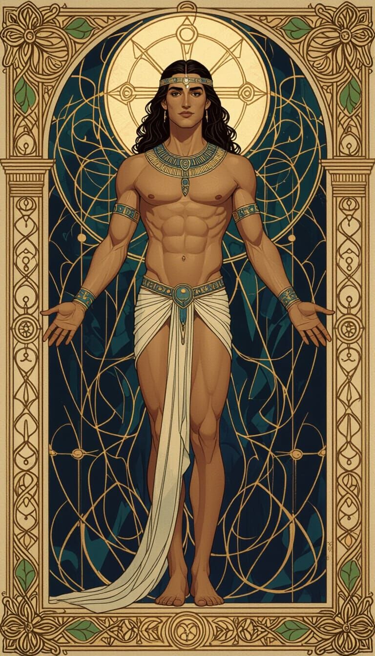Thoth the Atlantean in Sacred Geometry, Gay Art Style