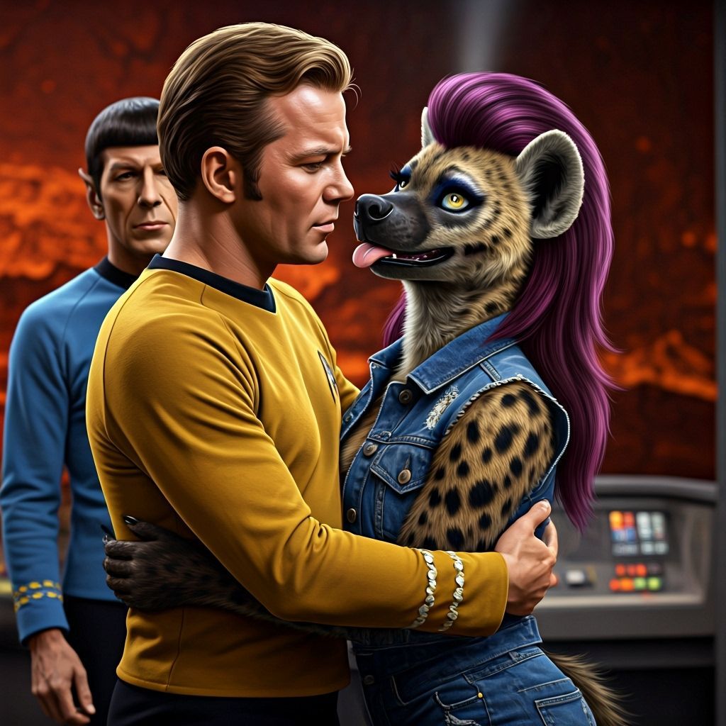 Kirk's Hyena Romance on Mars: 1960s Trek