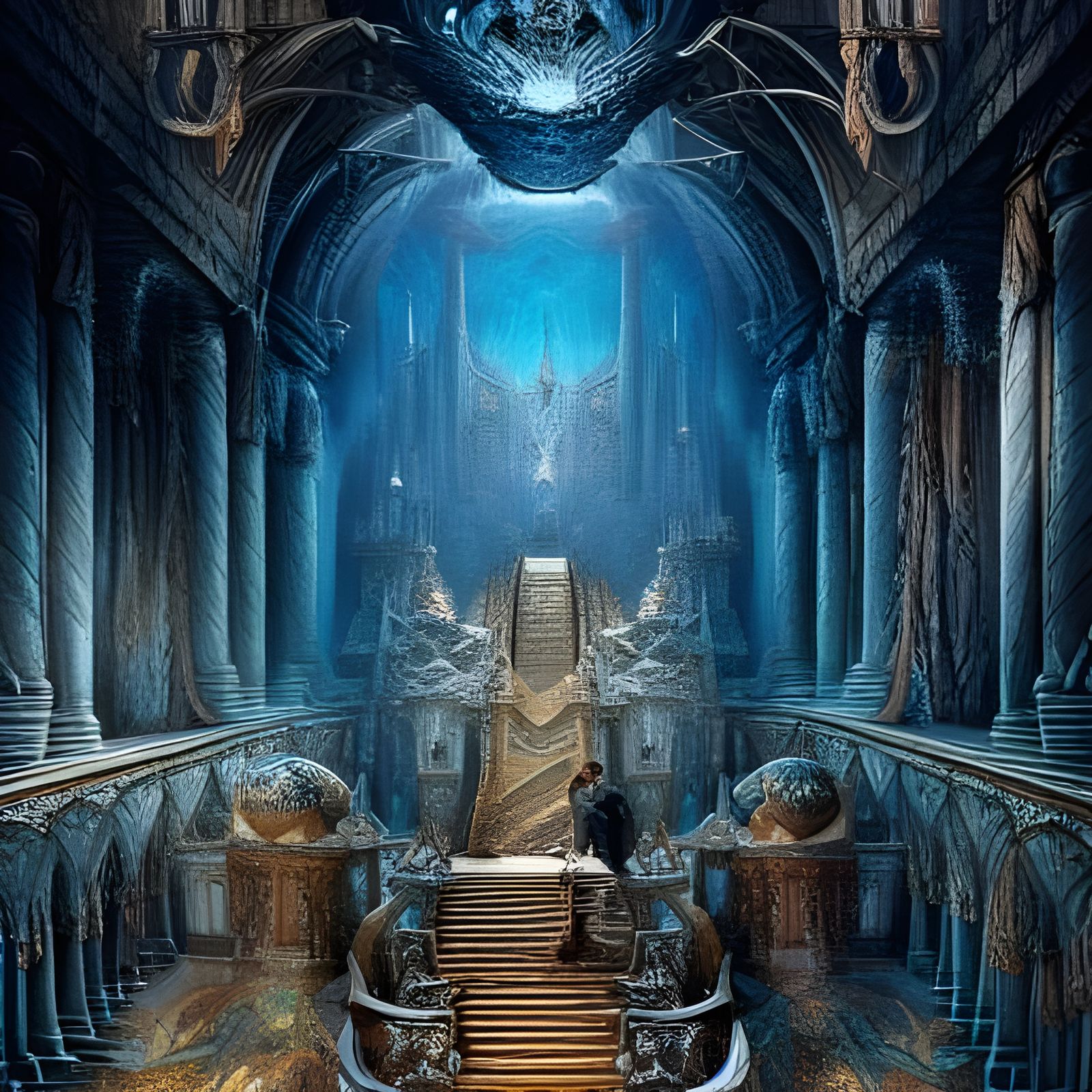 Epic Hall of the Mountain King: Digital Matte Painting