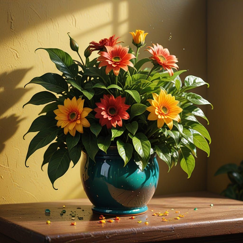 I bringed you a posy