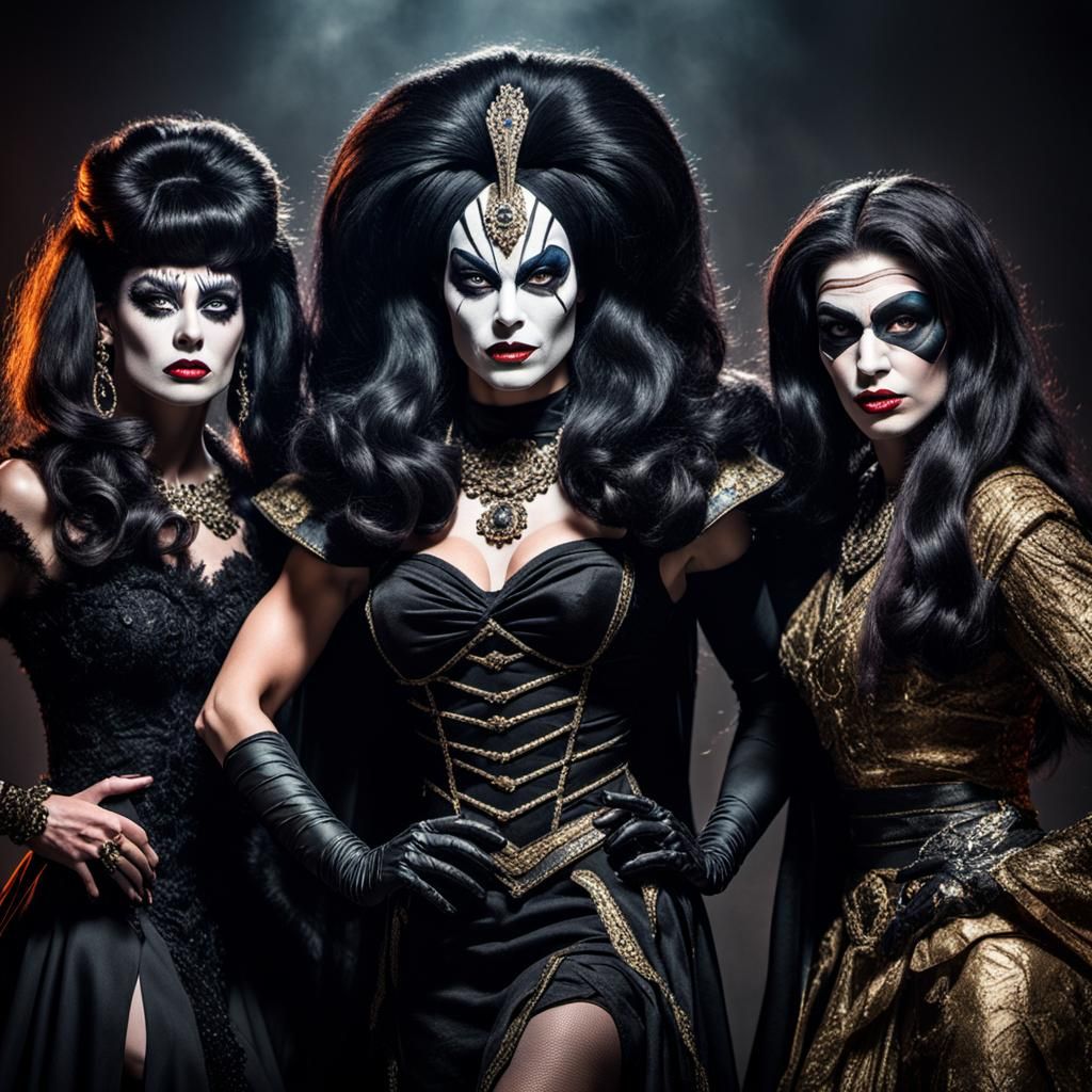 Horror-Inspired Drag Queens: A Creative Collection