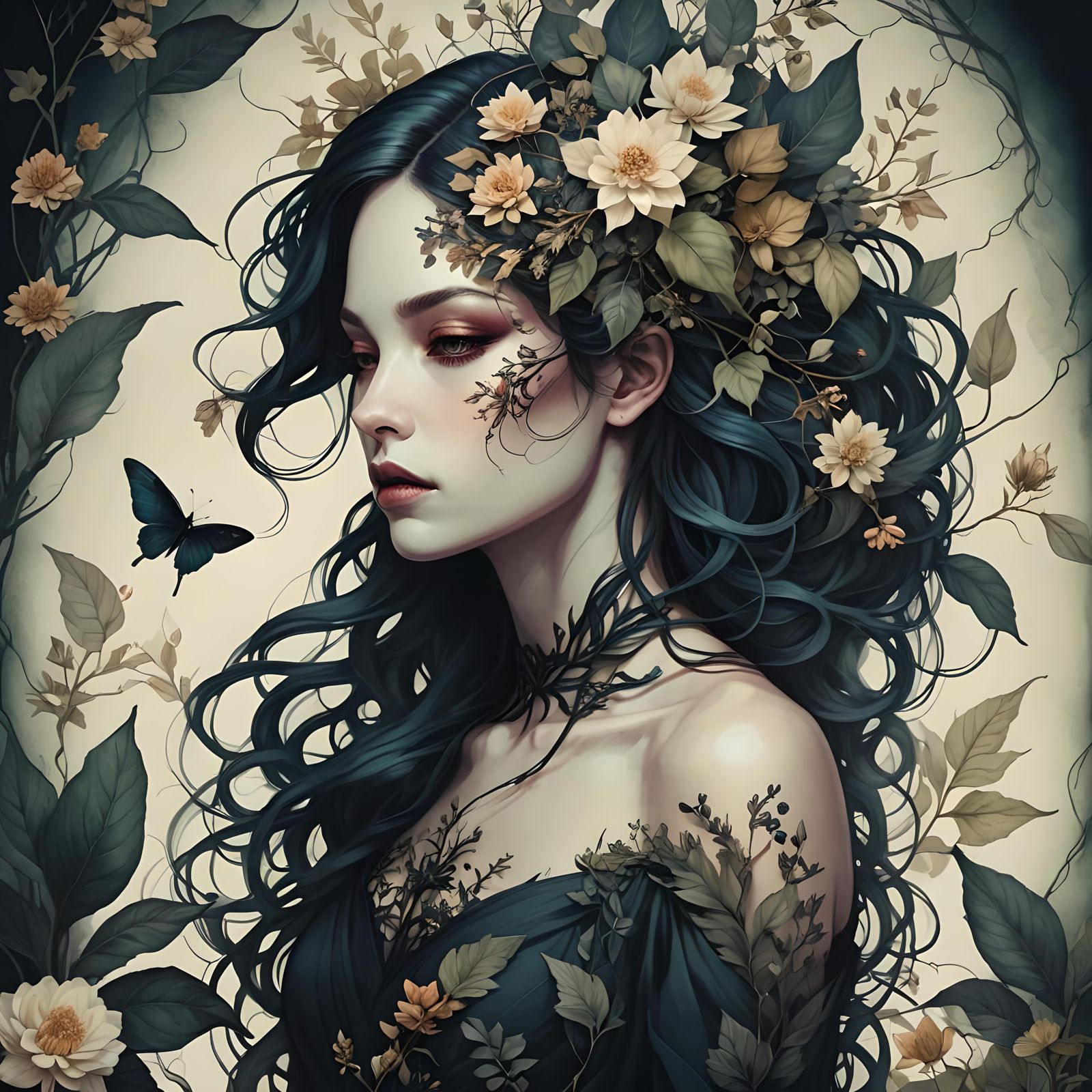 Botanical Woman art 2