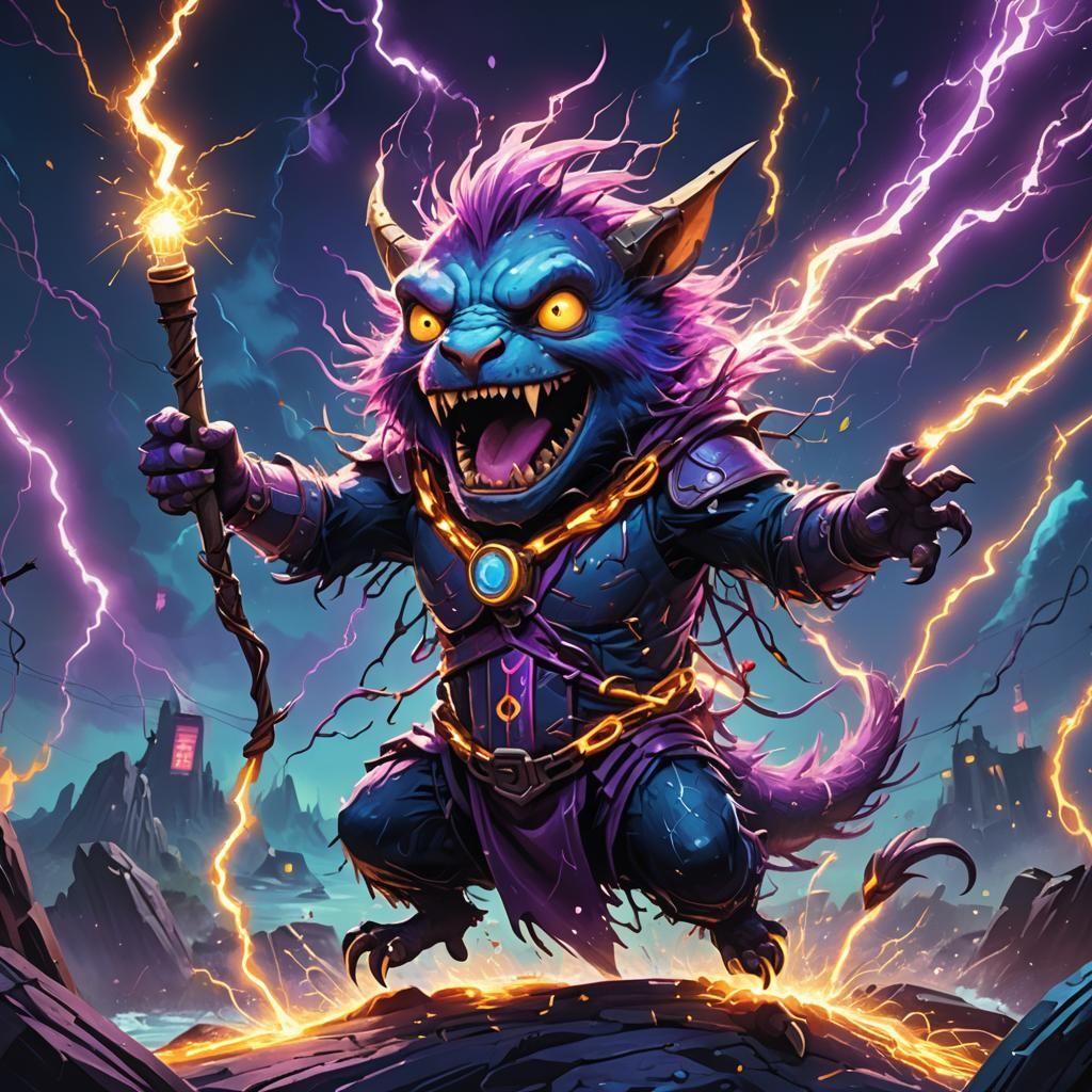 Wublin Island: Fantasy Art of Electrical Awakening