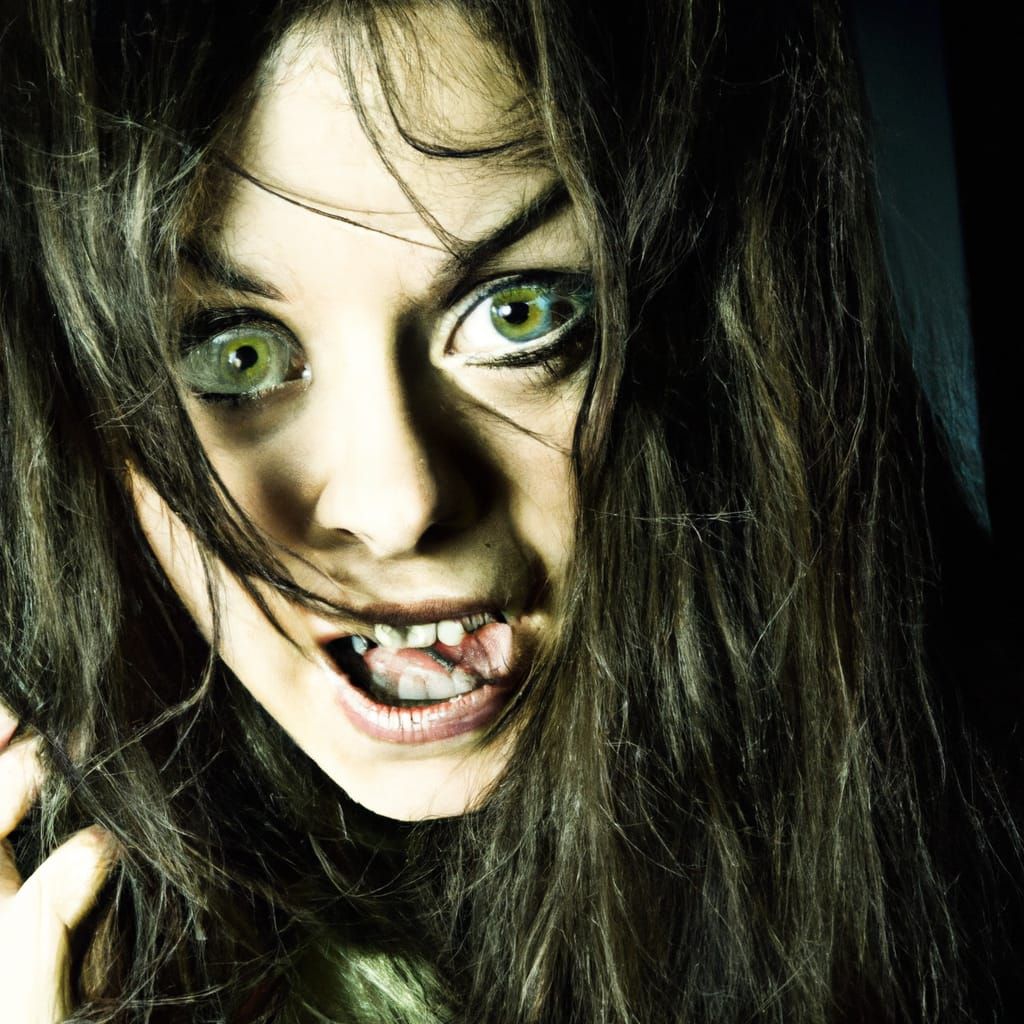 AI Interpretation of a Scary Scene