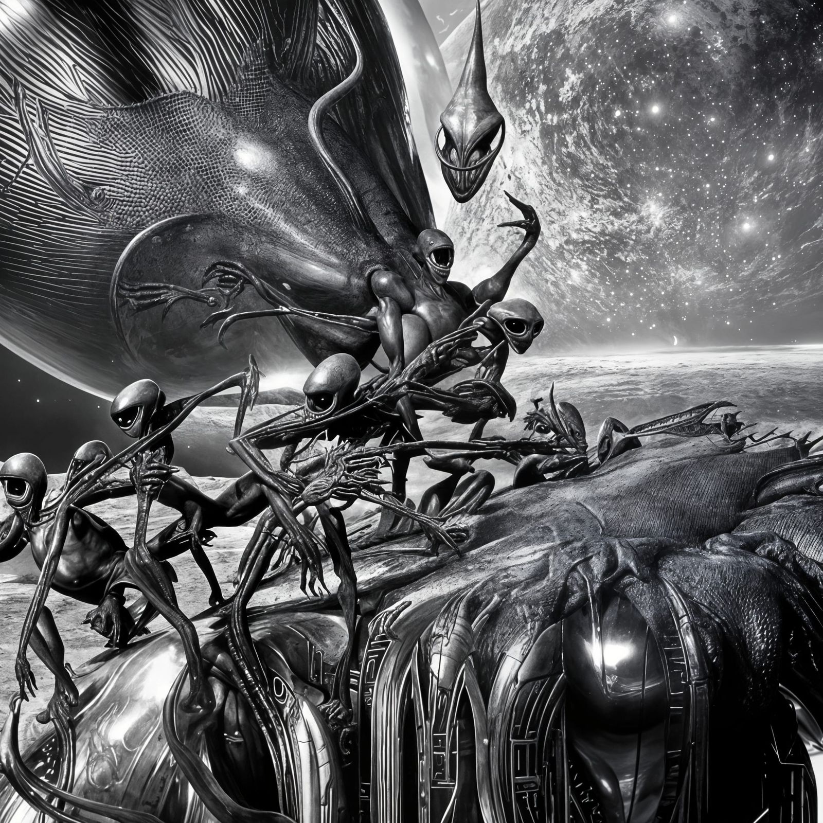 After being squirted out of their runabout onto the ship they are hijacking...