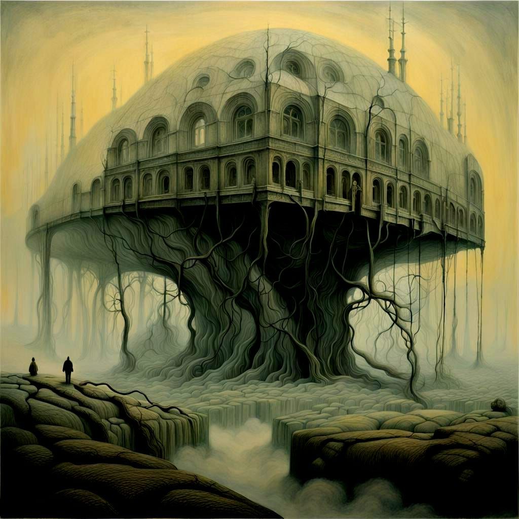 Ethereal Landscape of Collective Unconscious