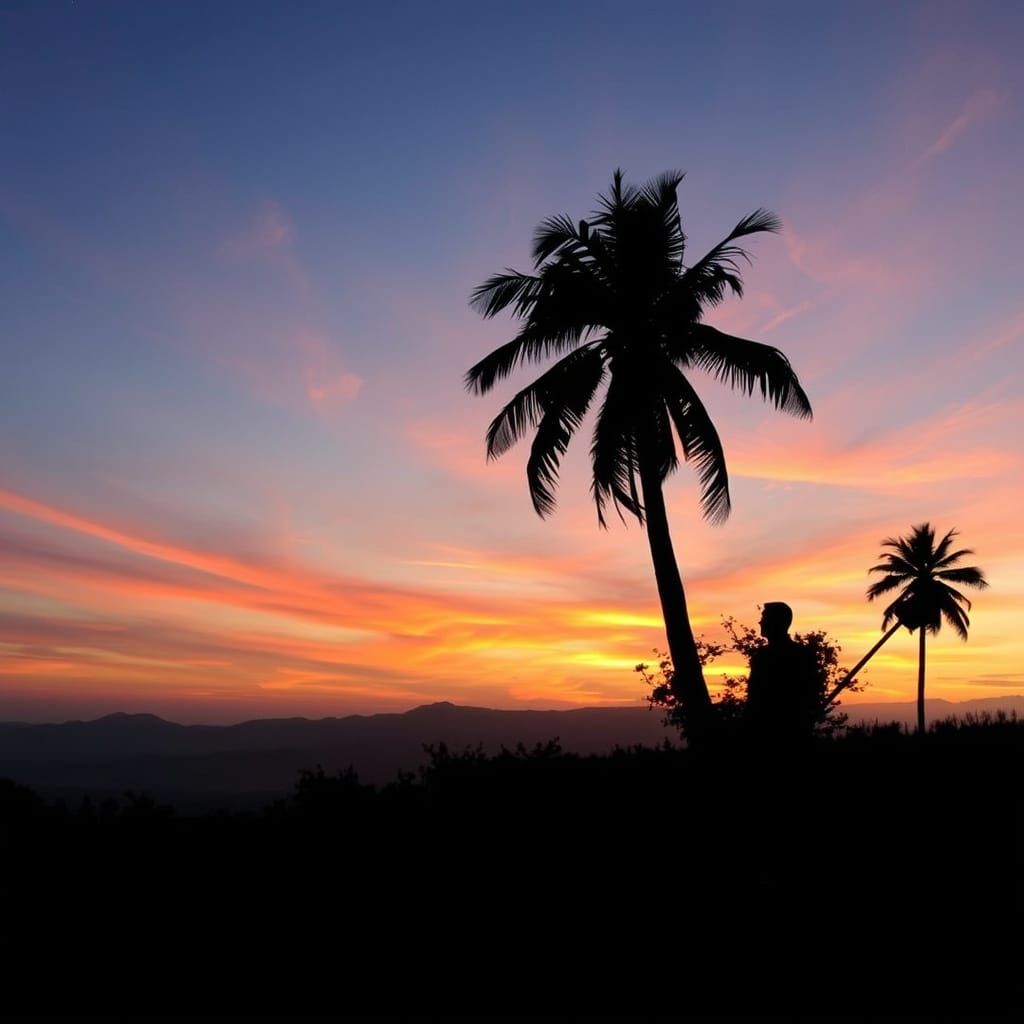 AI Generated Image: Following a Path to an Unknown Tomorrow