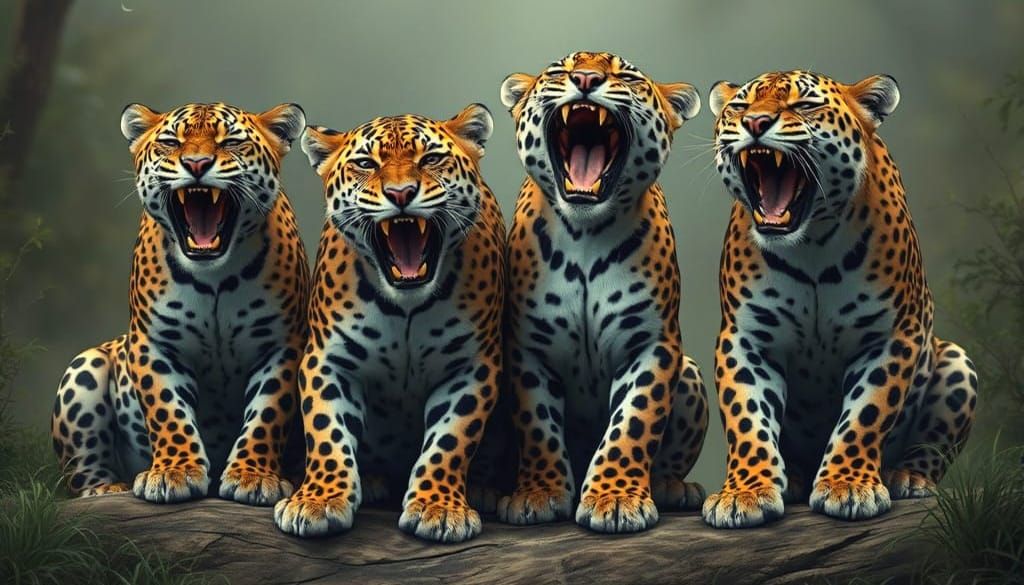 Four Hungry Jaguars