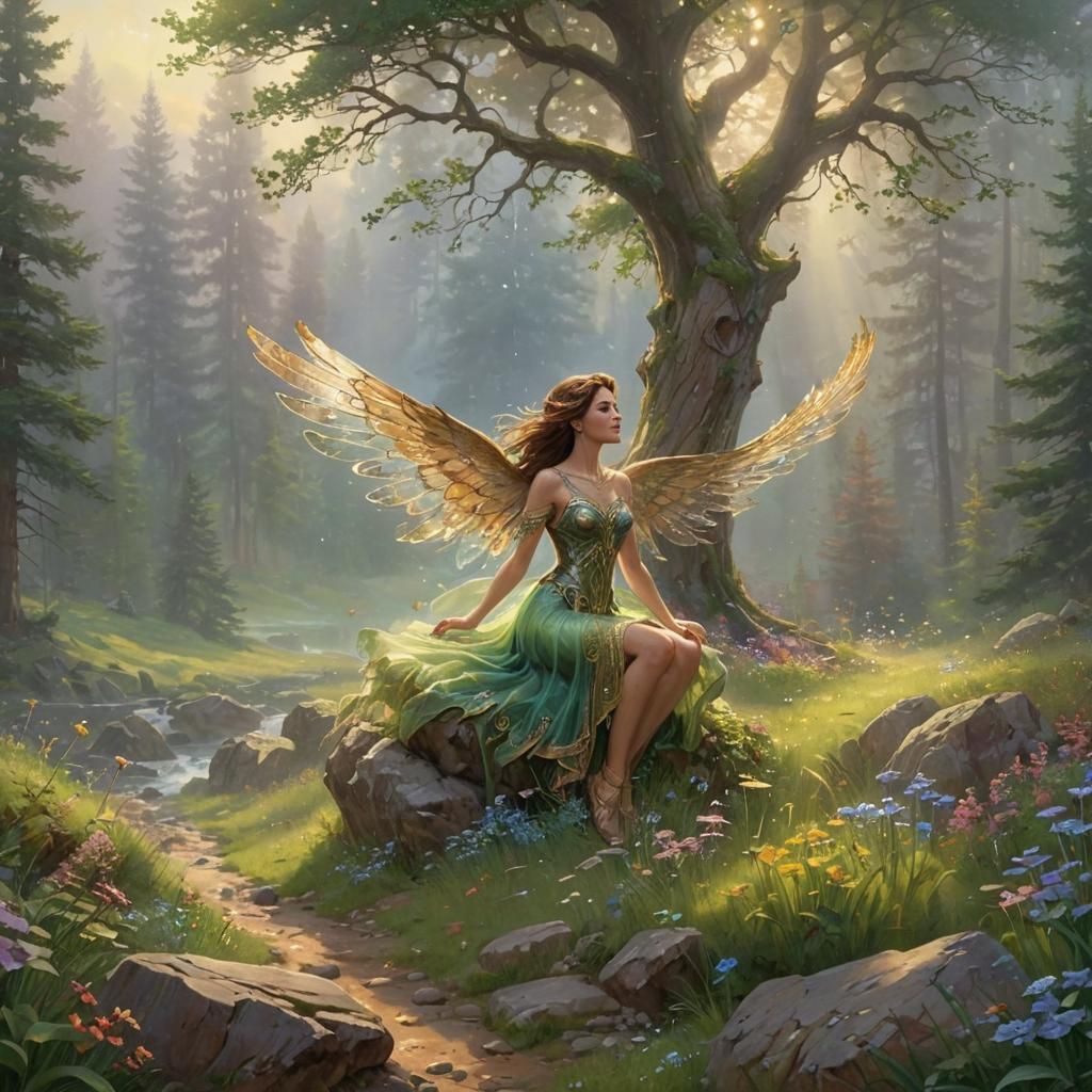 Earth Soul Encased: Ethereal Fantasy Art