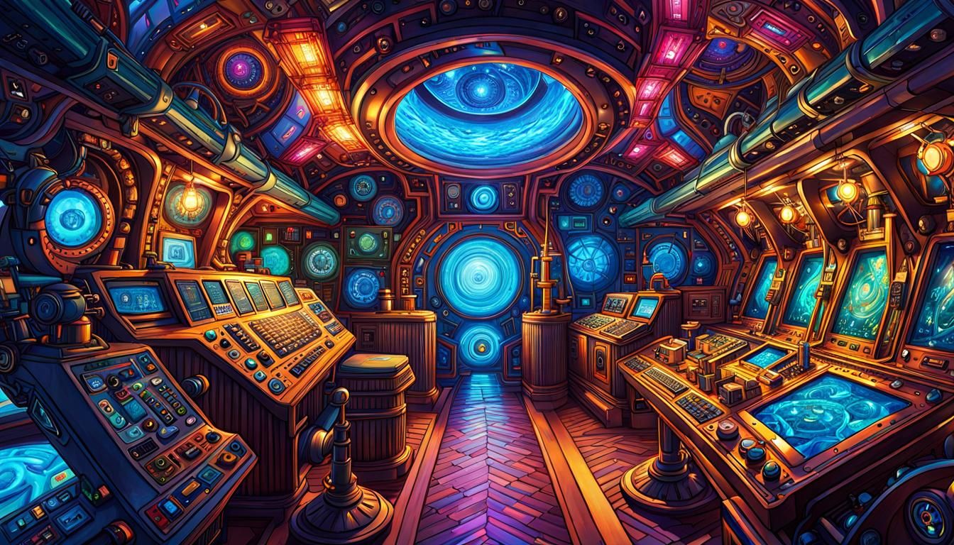spaceship engine room