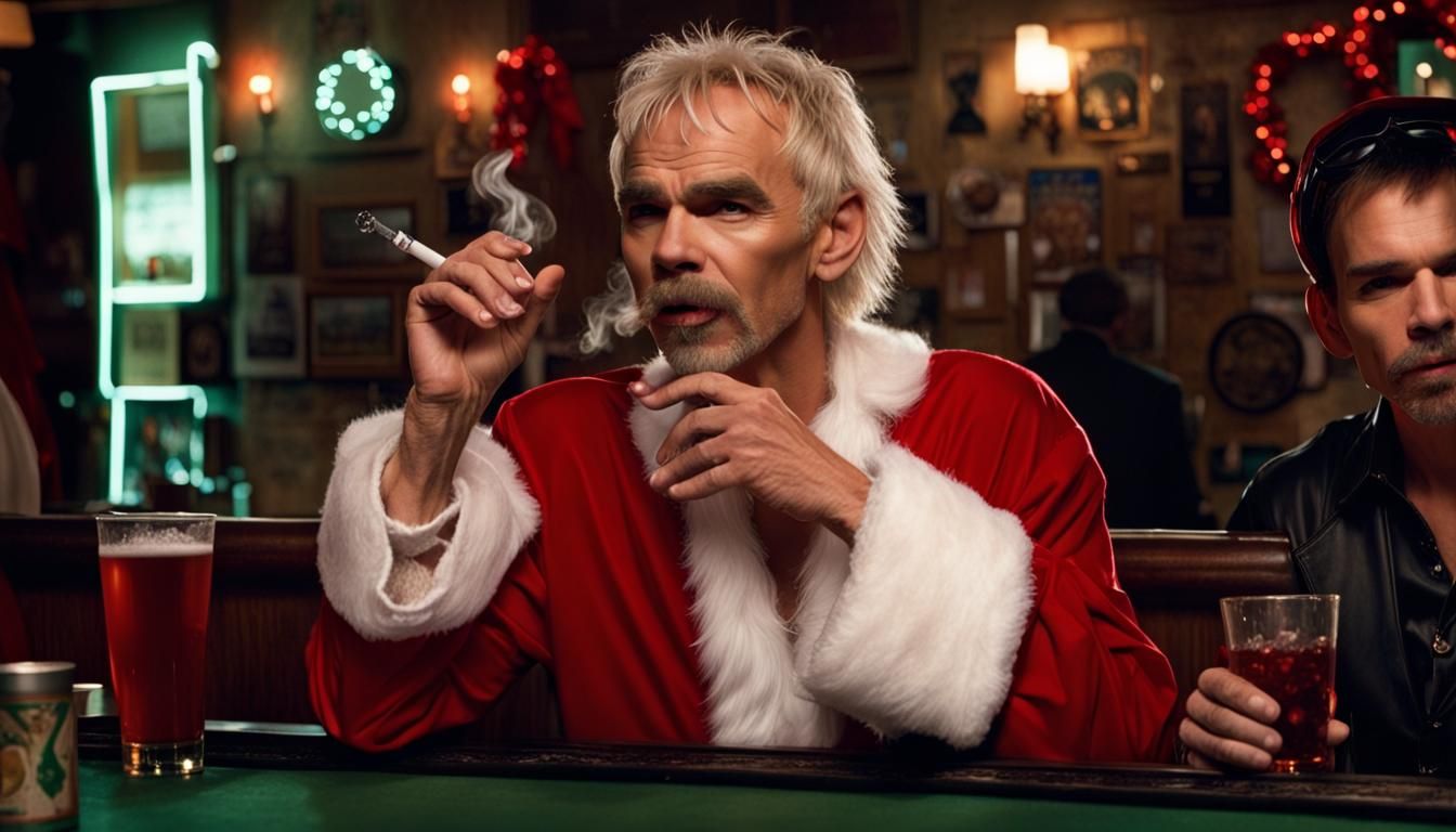 Billy Bob Thornton with longer hair..