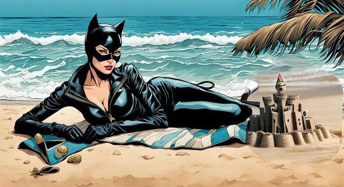 Cats don't wear bathing suits