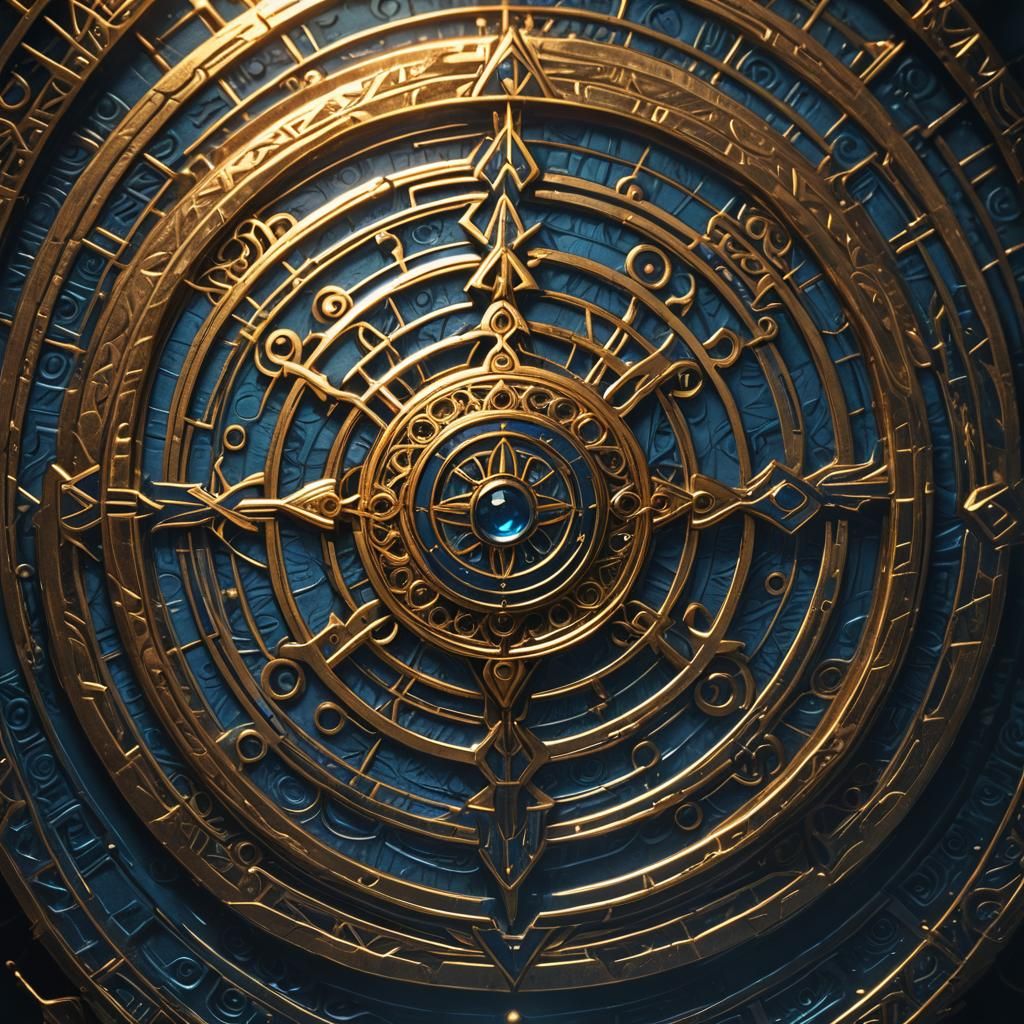 Ancient Amulet Glows with Power in the Darkness