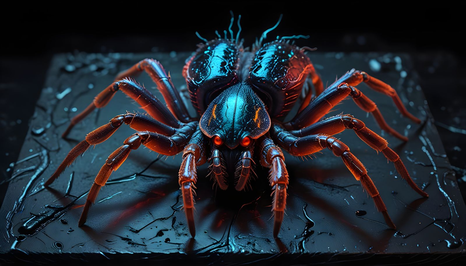 Surrealistic Neo-Noir Tarantula Dissection