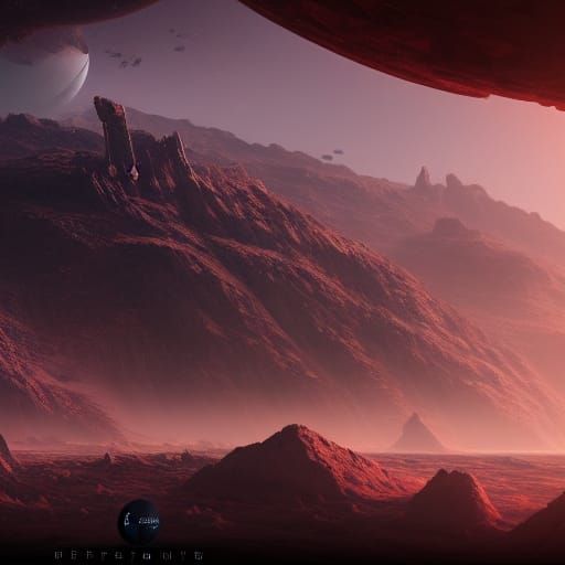 Fantastical Exoplanet Concept Art in Deep Color