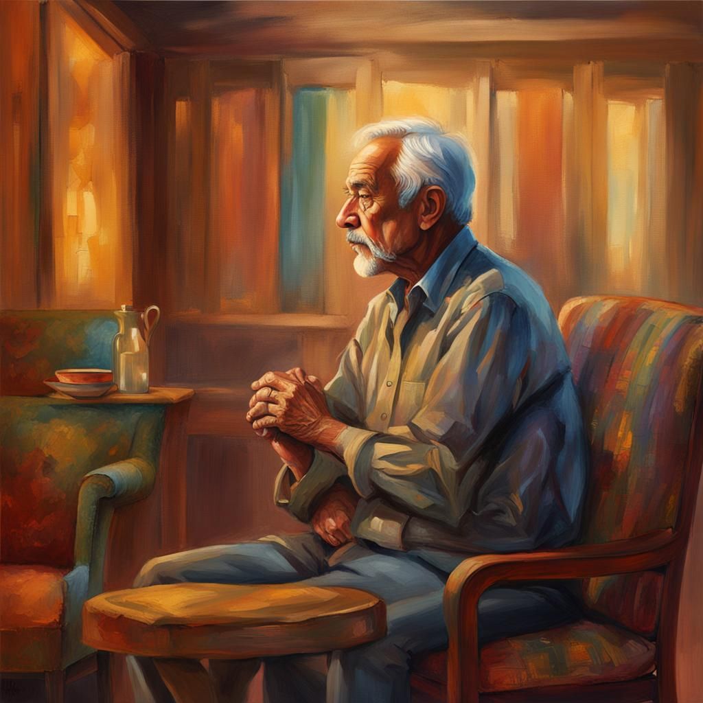 Hyperrealistic Father and Child Moment in Golden Light