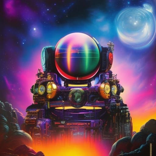 Cosmic Sci-Fi Fantasy Concept Art