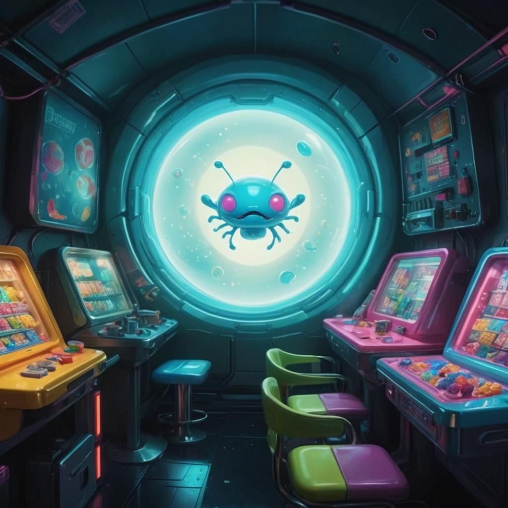 Candy Art Sci-Fi Scene: I Have No Mouth