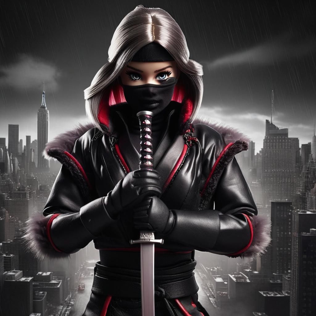 Barbie as Ninja in New York, Cinematic Style