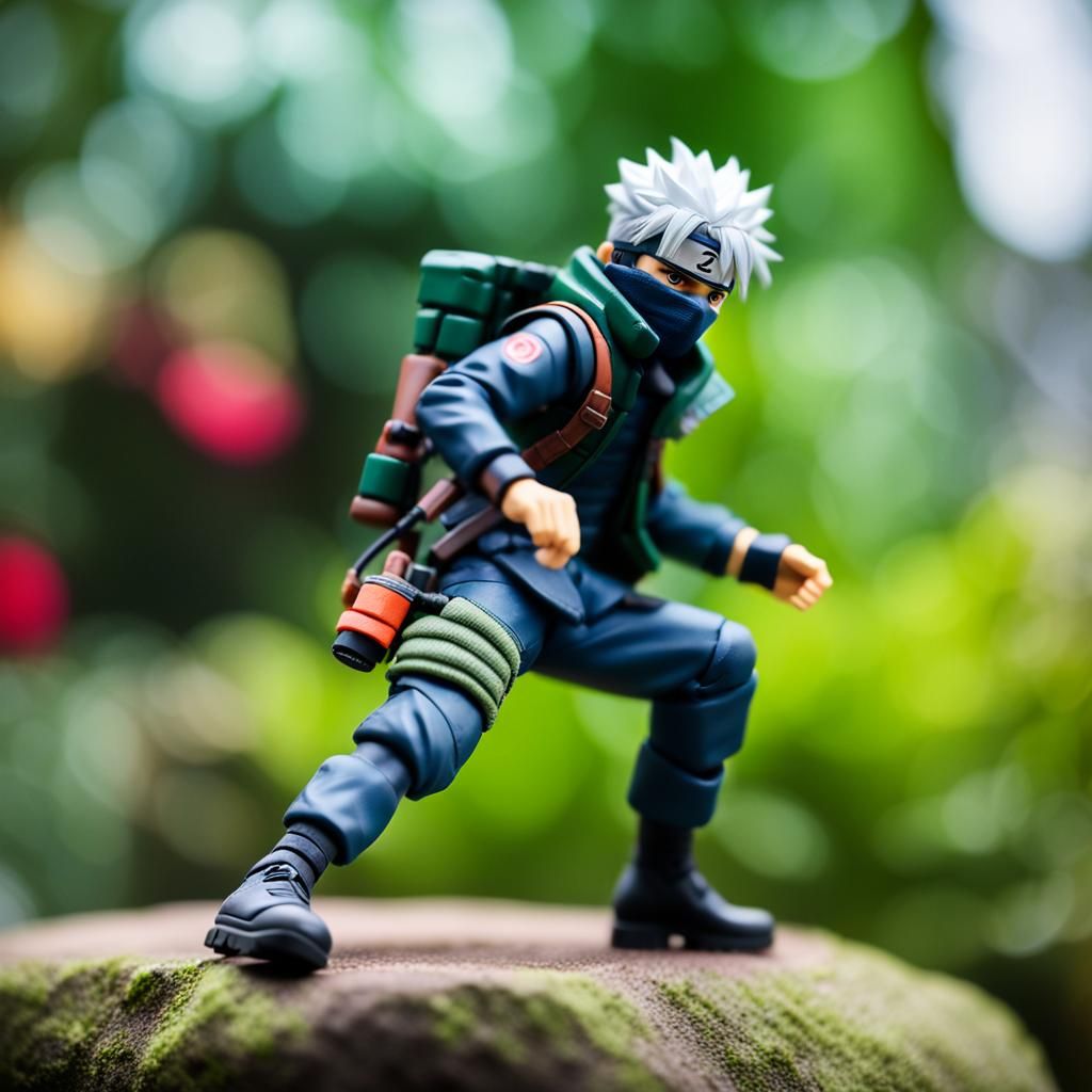 Action figure of kakashi