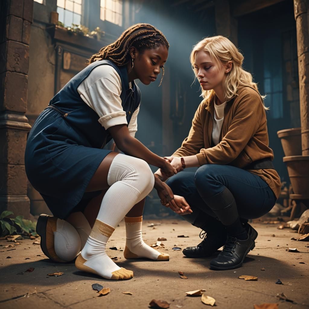 Fantasy Scene: Adoration in Digital Matte Painting