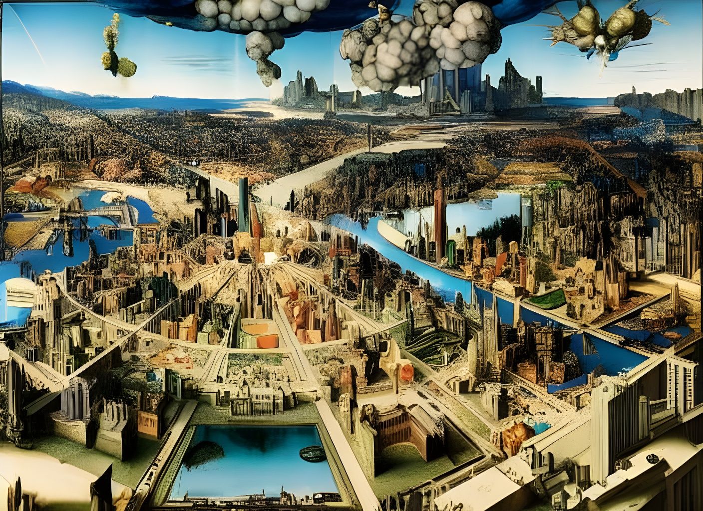 Metropolis 2050: Photorealistic Precisionist Cityscape