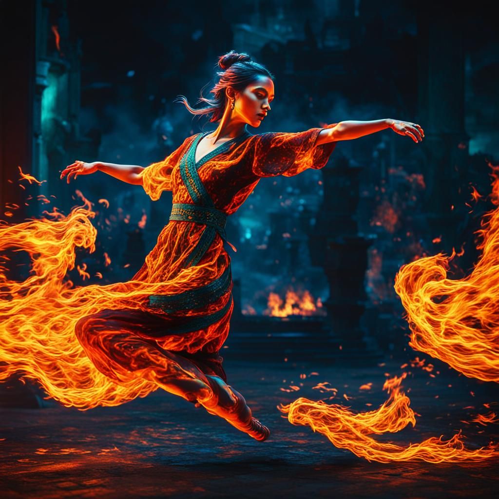 Dancing fire...