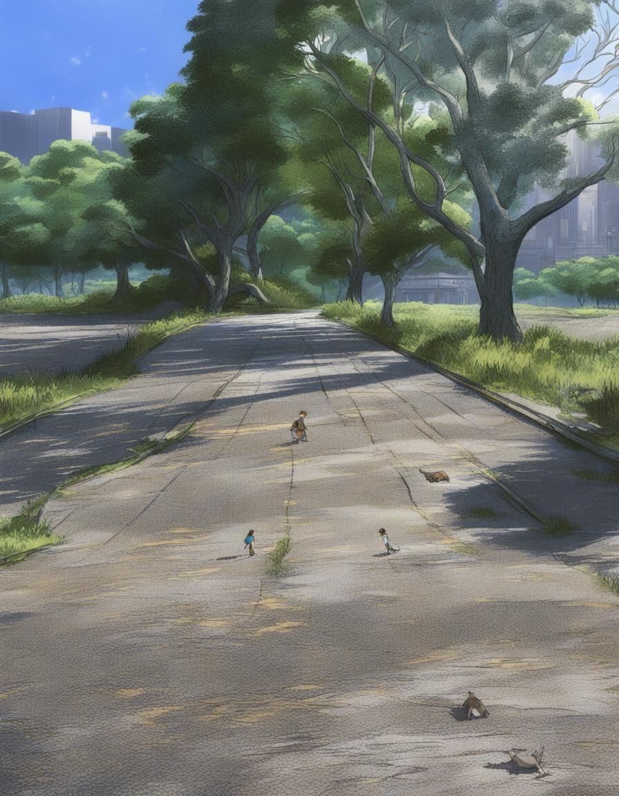 Kids Hunting Troll Treasure: Ghibli-esque Anime