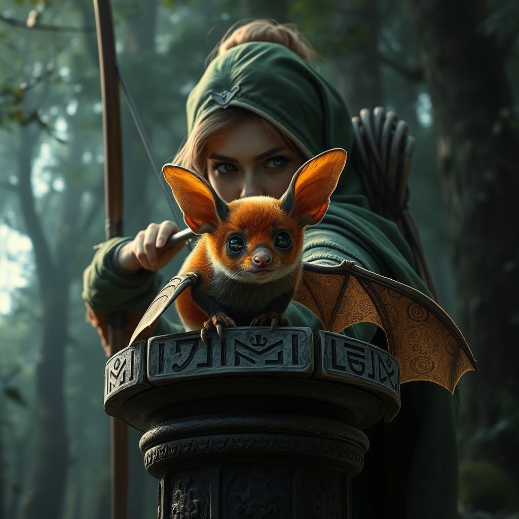 Starfleet Woodland Ranger in Majestic Forest