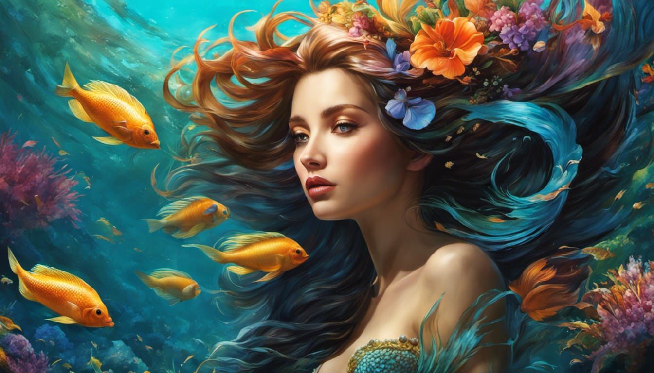 "Mermaid" in gorgeous utopia;; 1749 ....... God Is Available. He Loves You...Do You Want Help?...see http://pray.look3.c...