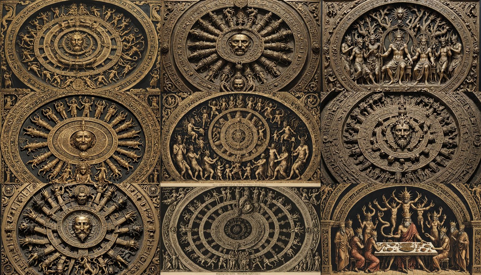 Symbolic Depiction of Western Decadence