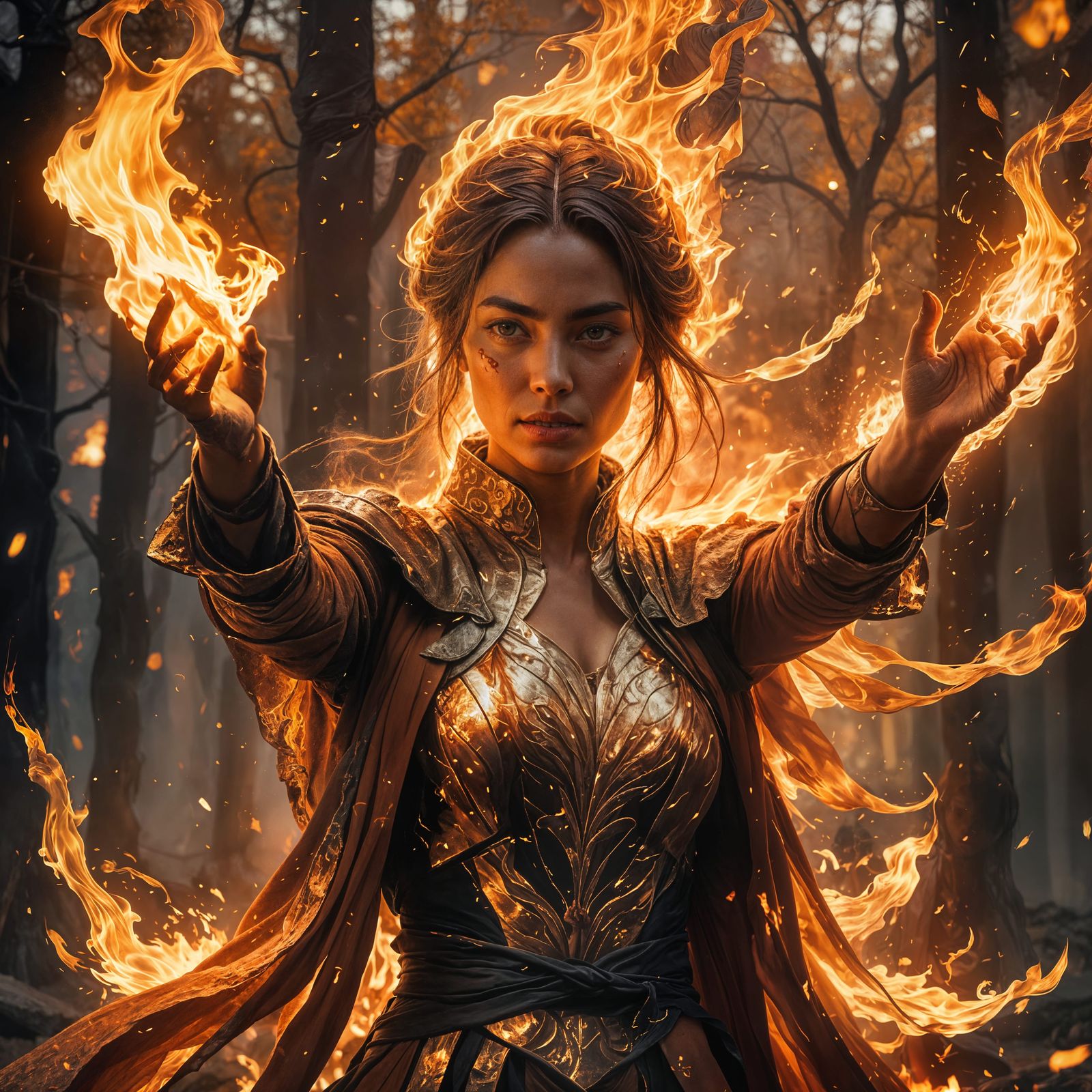 fire magic came from her blood