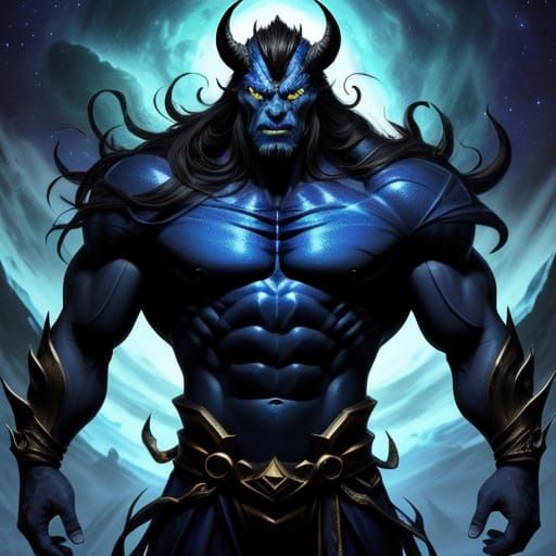 Cosmic Horror Deity with Sharp Focus