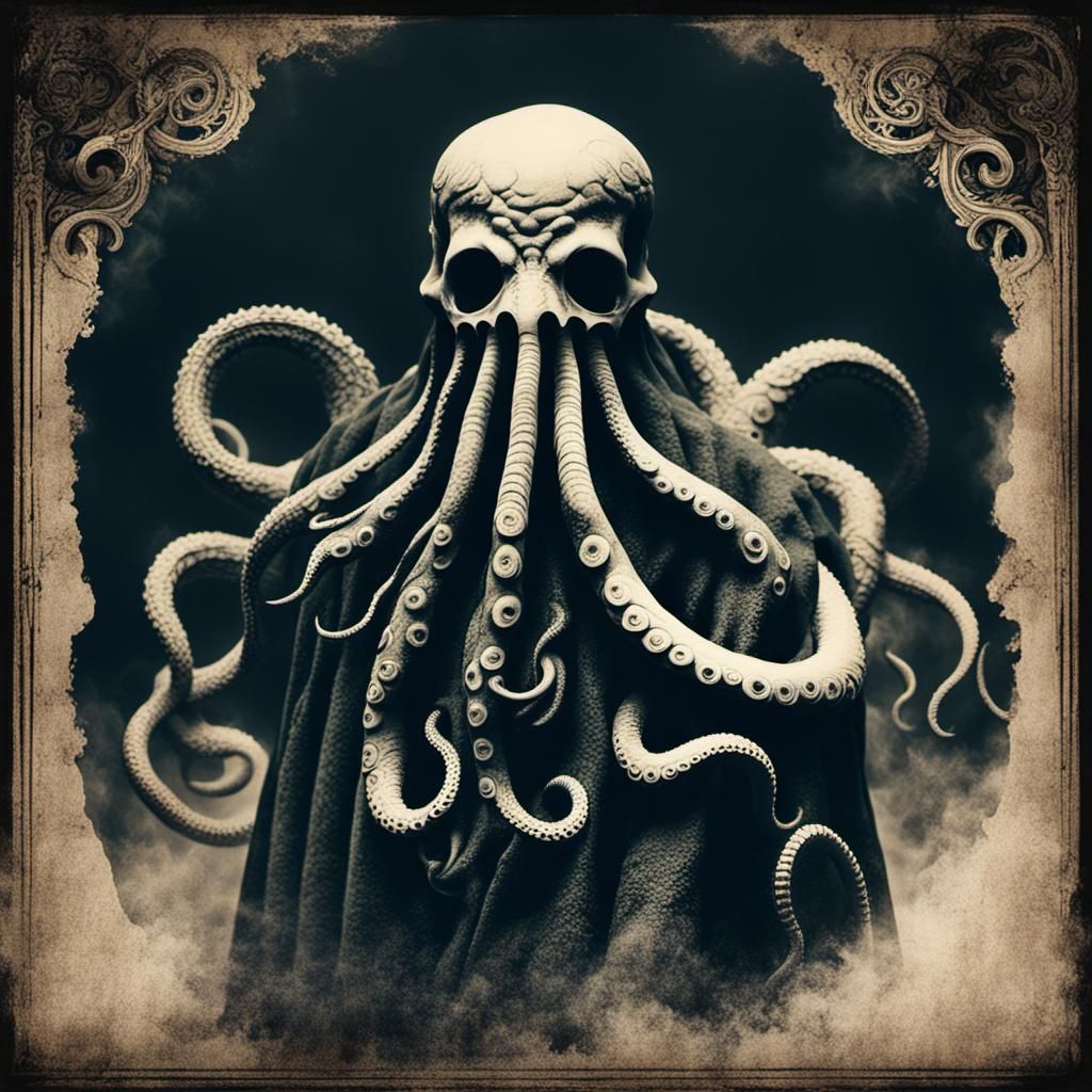 Belphomet: Tentacle Albumen Print Art