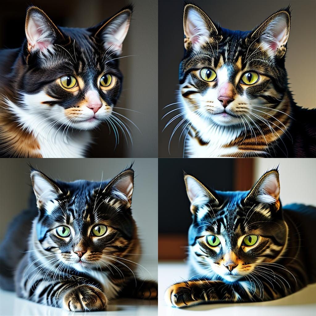Realistic Cat Portrait