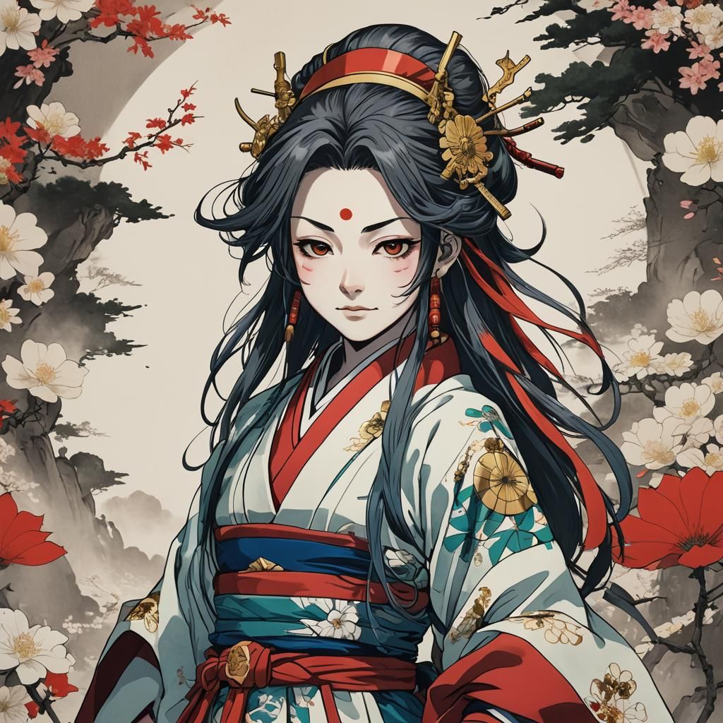 Tomoe Gozen: A Digital Portrait of the Samurai Warrior