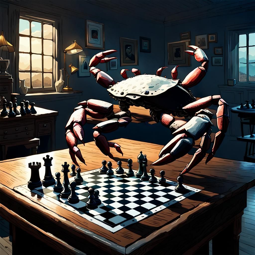 Chess Crab!  Prawn Opening Ok?
