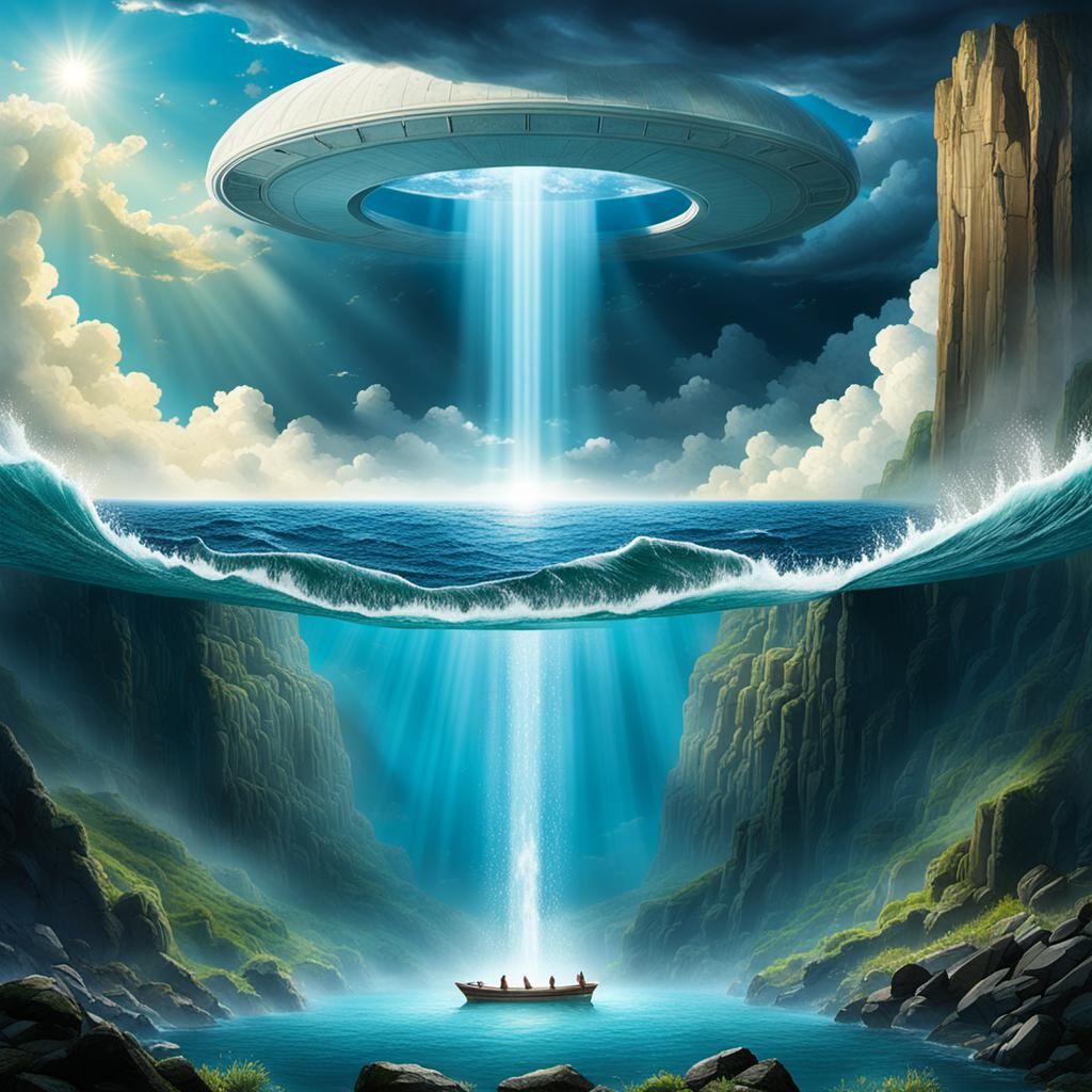 And God said, “Let there be a vault between the waters to separate water from water.” 7 So God made the vault and separa...