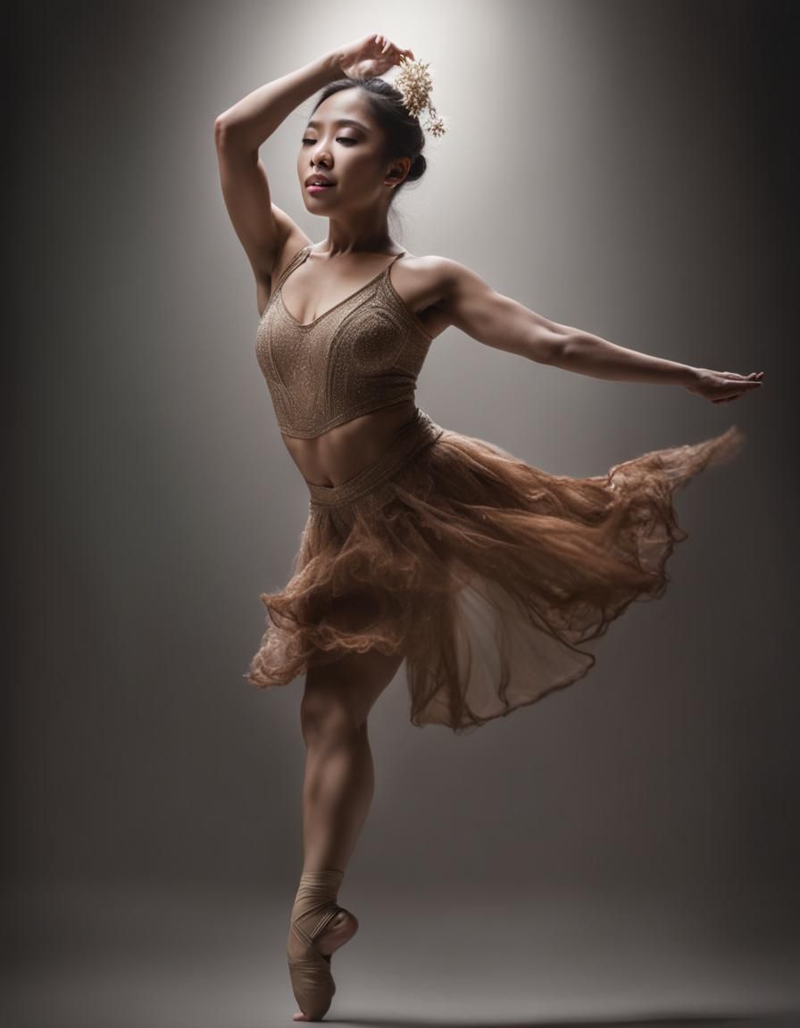 Cinematic Amputee Dancer Overcoming Disability