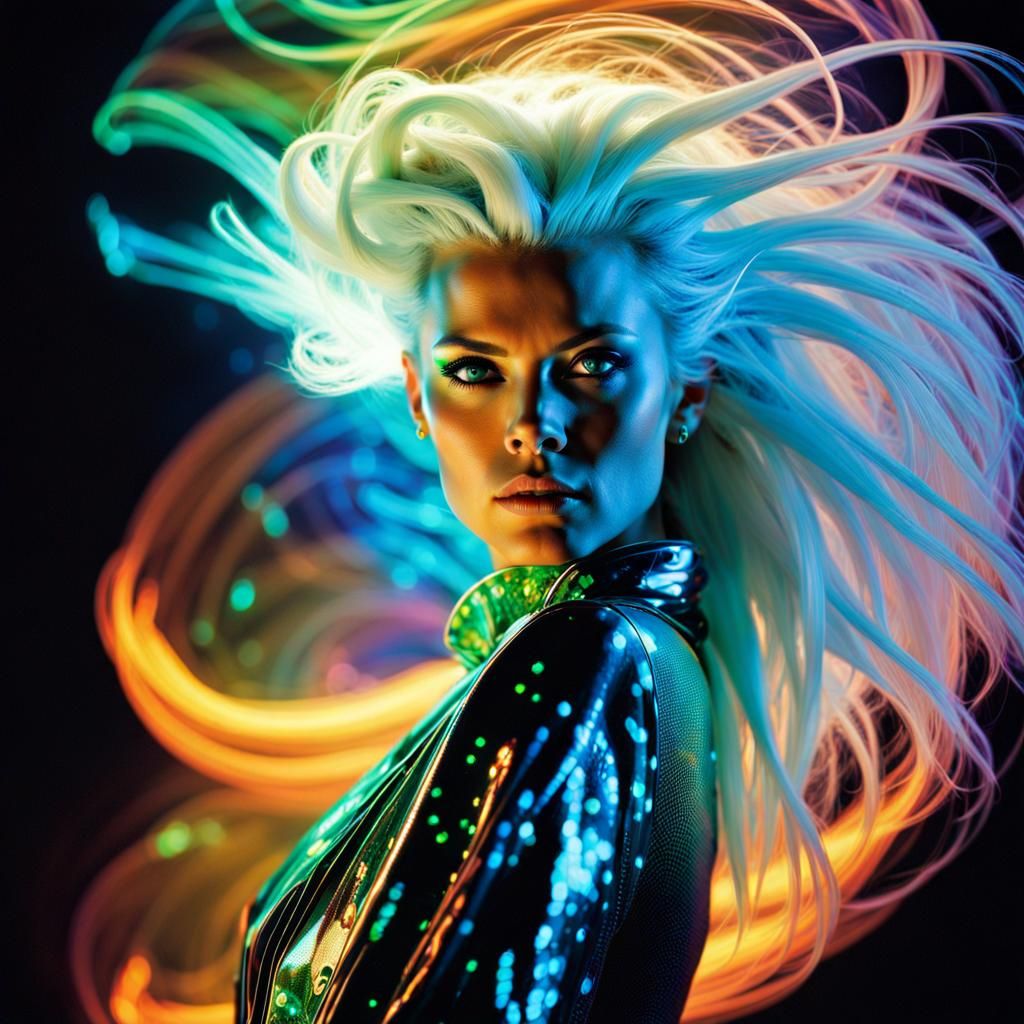 Bioluminescent Hair
